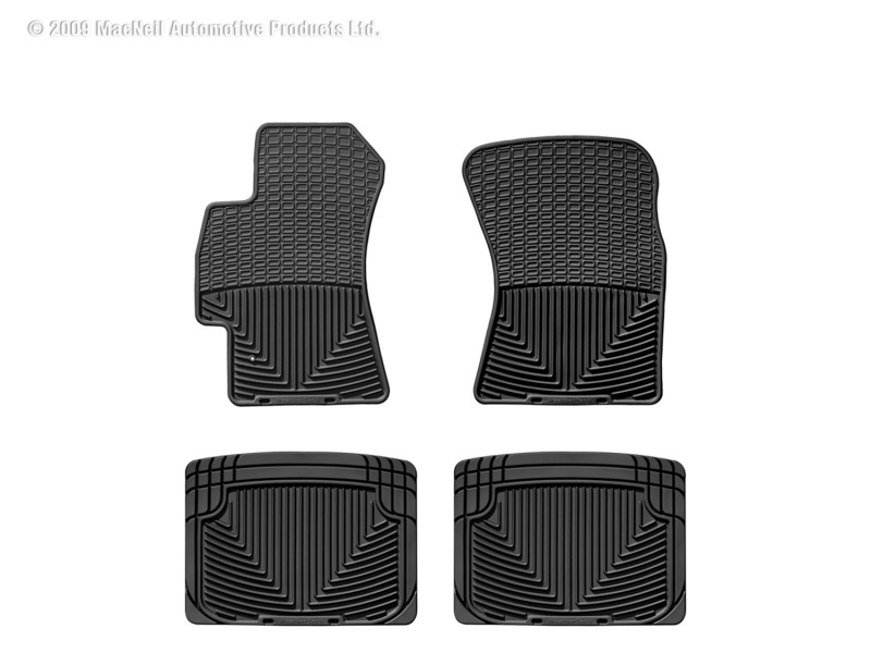 Picture of WeatherTech 92-98 Subaru SVX Front and Rear Rubber Mats - Black
