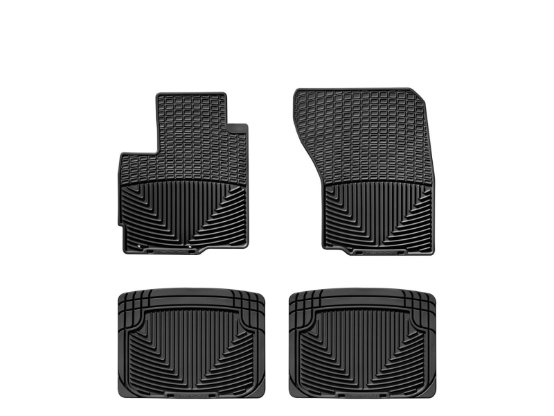 Picture of WeatherTech 07-11 Mitsubishi Outlander Front and Rear Rubber Mats - Black