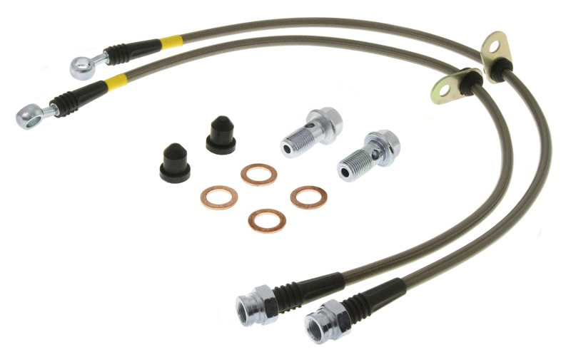 Picture of StopTech 00-04 Ferrari F360/04-05 F360 Stradale Rear Stainless Steel Brake Line Kit