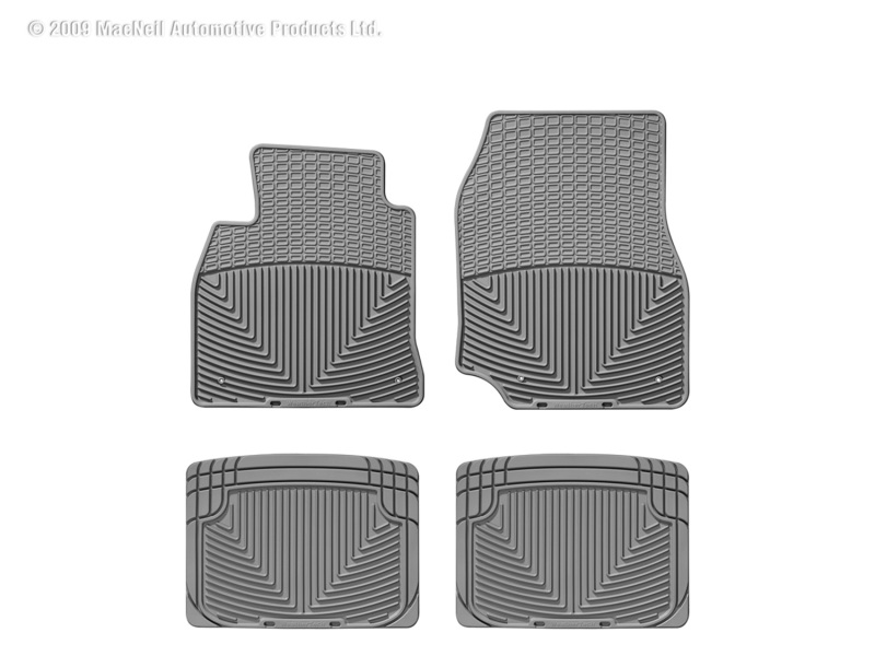Picture of WeatherTech 80-98 Porsche 911 Front and Rear Rubber Mats - Grey