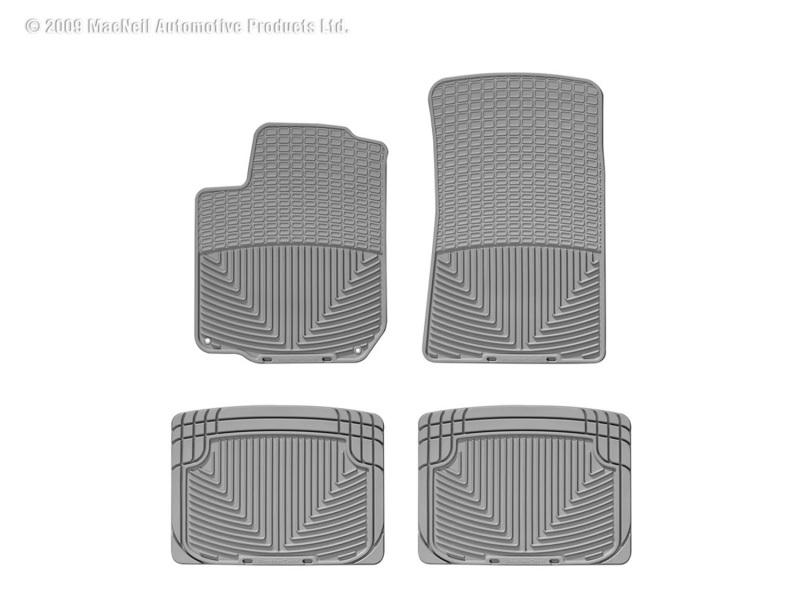 Picture of WeatherTech 93-05 Volkswagen Golf Front and Rear Rubber Mats - Grey
