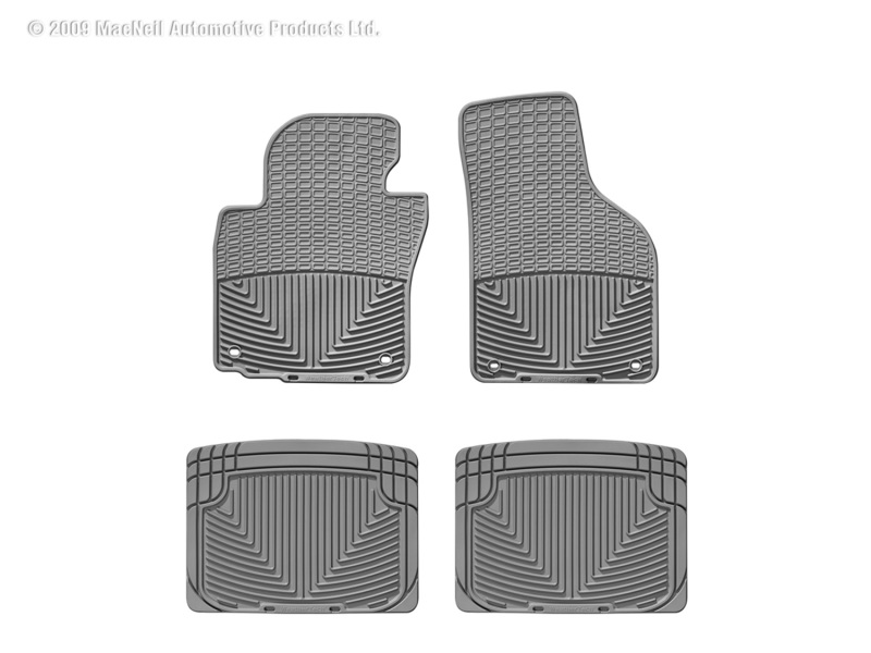 Picture of WeatherTech 06-10 Volkswagen Passat Front and Rear Rubber Mats - Grey