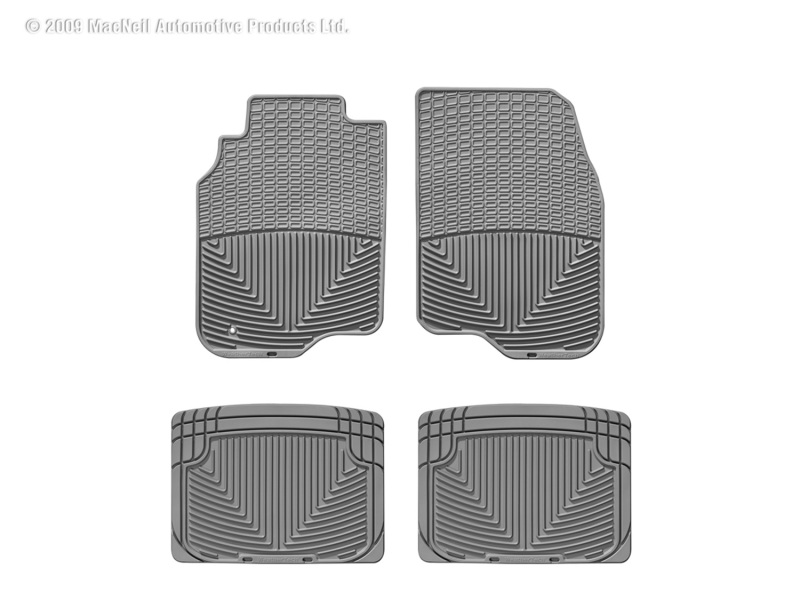 Picture of WeatherTech 07-09 Saturn Aura Front and Rear Rubber Mats - Grey