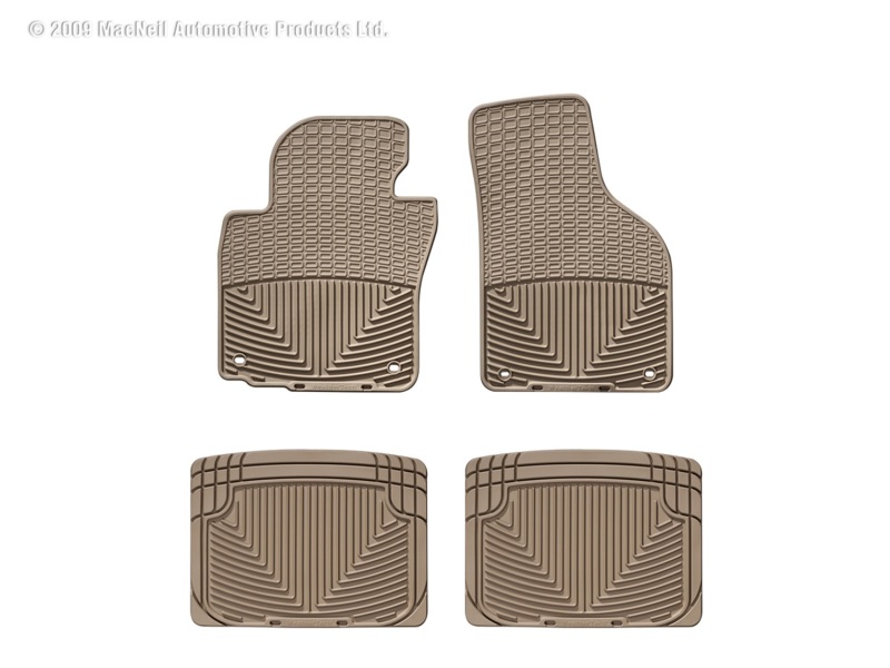 Picture of WeatherTech 06-10 Volkswagen Passat Front and Rear Rubber Mats - Tan