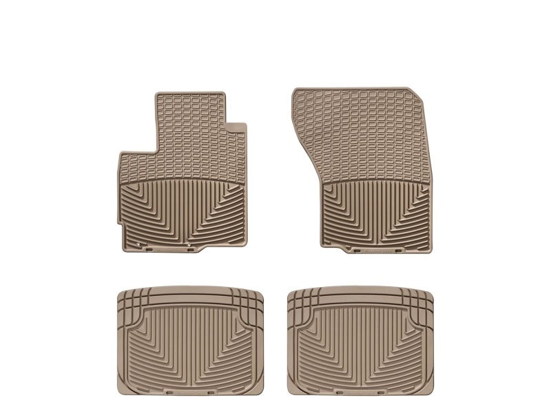 Picture of WeatherTech 07-11 Mitsubishi Outlander Front and Rear Rubber Mats - Tan