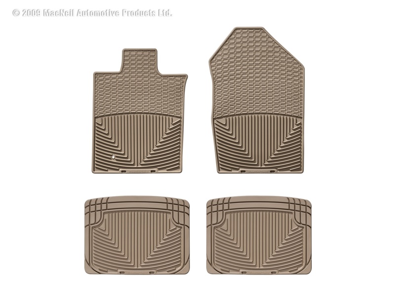 Picture of WeatherTech 06 Lincoln Zephyr Front and Rear Rubber Mats - Tan