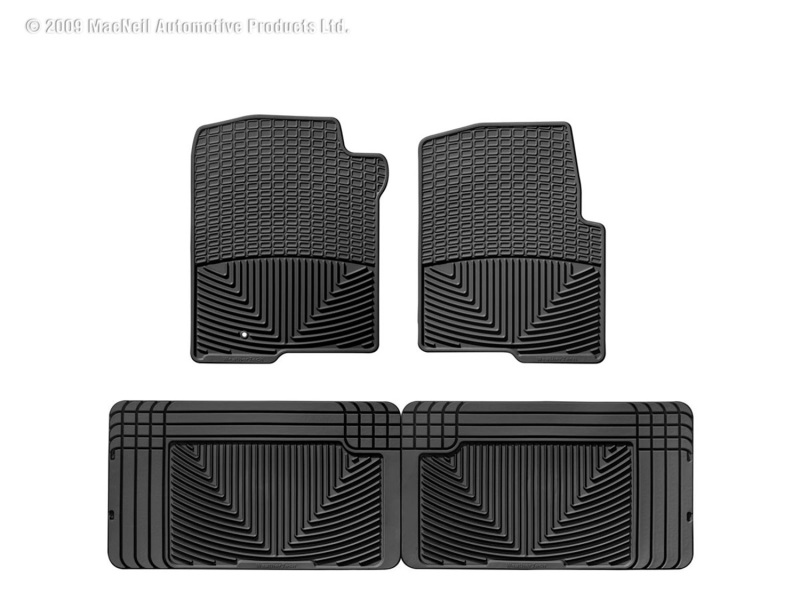 Picture of WeatherTech 04 Ford F-150 Front and Rear Rubber Mats - Black