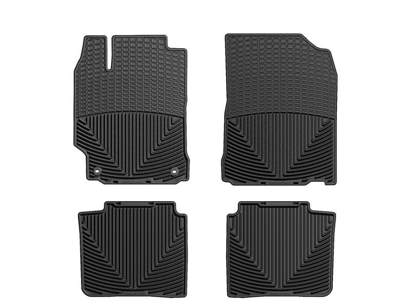 Picture of WeatherTech 12+ Toyota Camry Front and Rear Rubber Mats - Black