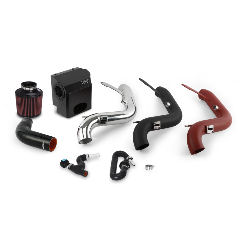 Picture of Mishimoto 2016 Ford Fiesta ST 1.6L Performance Air Intake Kit - Wrinkle Red