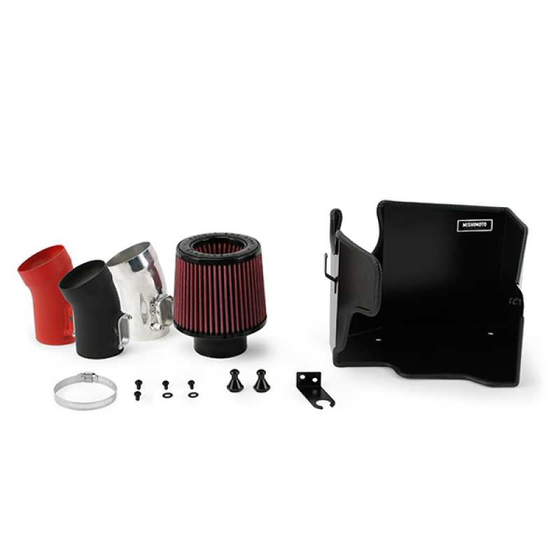 Picture of Mishimoto 14-16 Mini Cooper S 2.0L Performance Air Intake Kit - Wrinkle Black