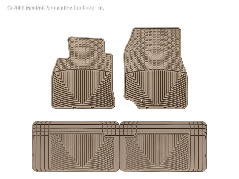 Picture of WeatherTech 98-07 Lexus LX470 Front and Rear Rubber Mats - Tan