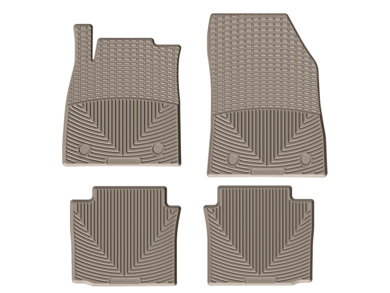 Picture of WeatherTech 14+ Chevrolet Impala Front and Rear Rubber Mats - Tan