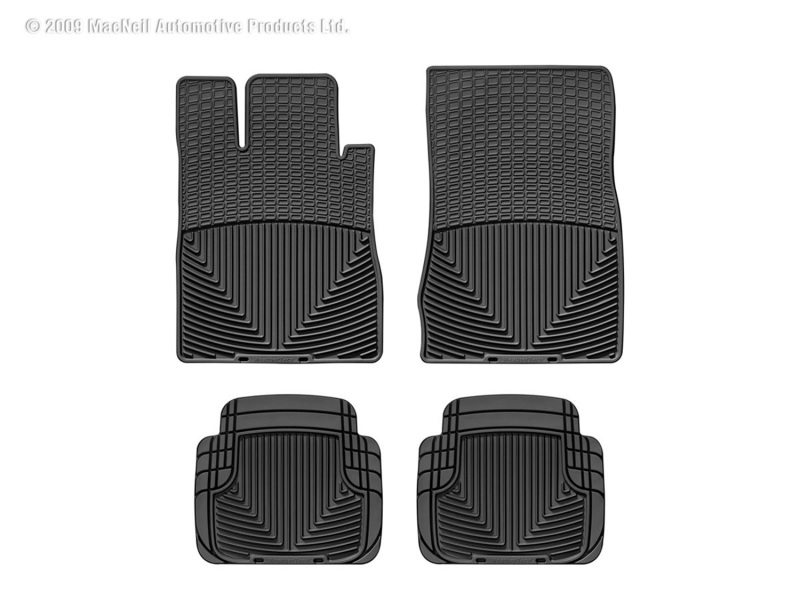 Picture of WeatherTech 05-10 Acura RL Front and Rear Rubber Mats - Black