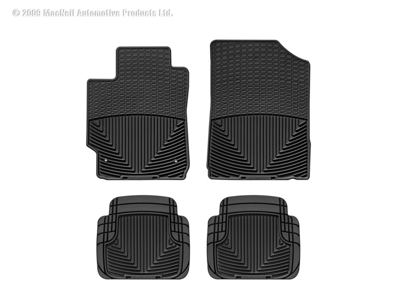 Picture of WeatherTech 07-10 Kia Optima Front and Rear Rubber Mats - Black