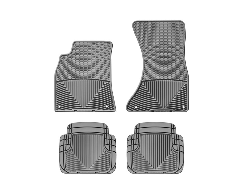 Picture of WeatherTech 09-11 Audi A4/S4/RS4 Front and Rear Rubber Mats - Grey
