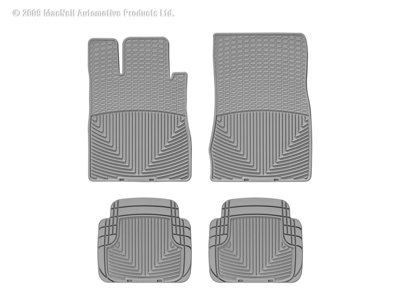 Picture of WeatherTech 05-10 Acura RL Front and Rear Rubber Mats - Grey