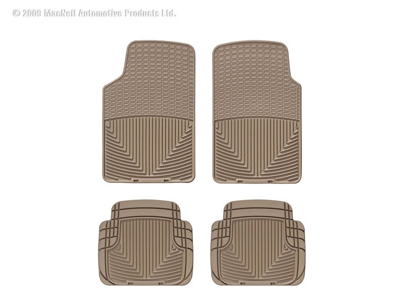 Picture of WeatherTech 98-05 Volvo C70 Front and Rear Rubber Mats - Tan