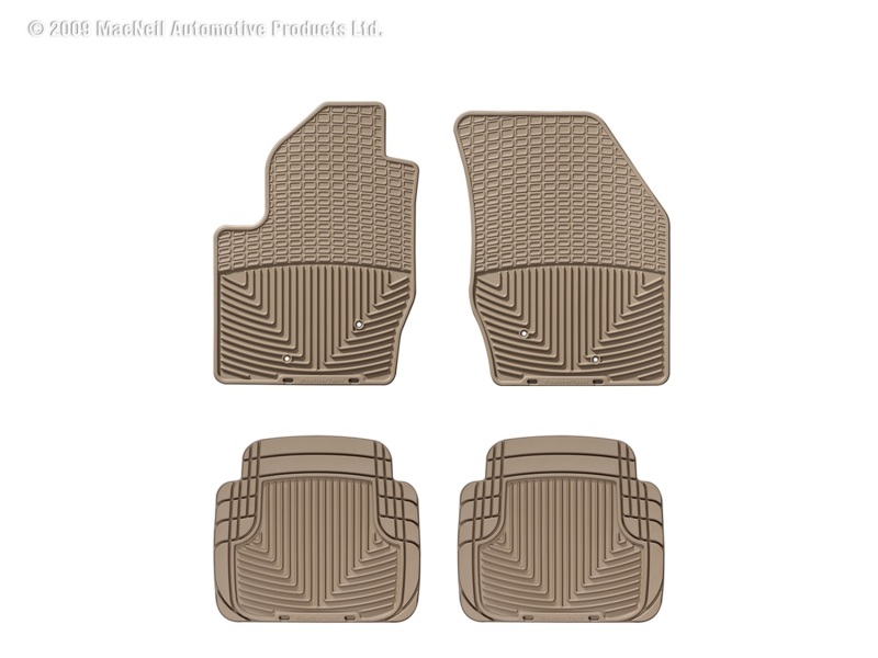 Picture of WeatherTech 07-10 Chrysler Sebring Front and Rear Rubber Mats - Tan