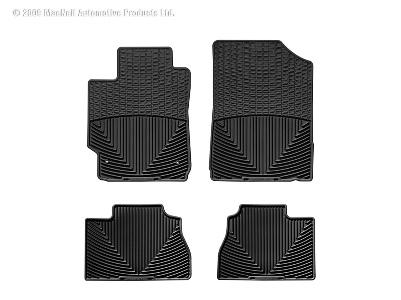 Picture of WeatherTech 09-11 Mazda Mazda 6 Front and Rear Rubber Mats - Black