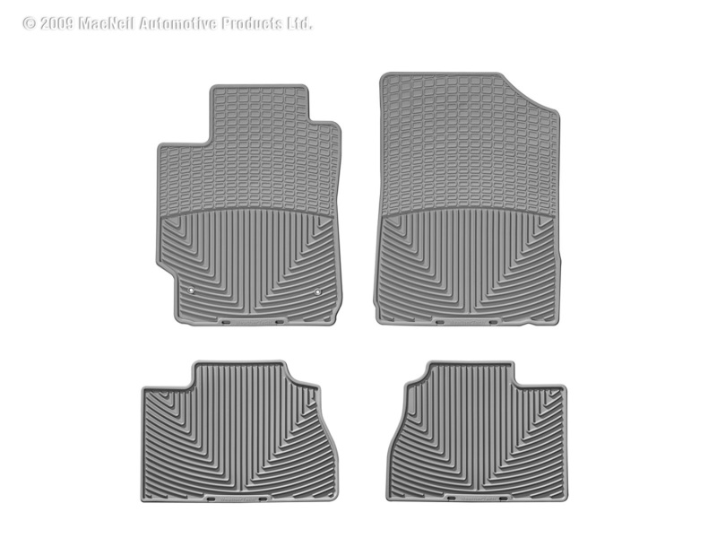 Picture of WeatherTech 09-11 Mazda Mazda 6 Front and Rear Rubber Mats - Grey