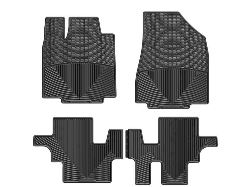 Picture of WeatherTech 12+ Audi A6/S6 Front and Rear Rubber Mats - Black