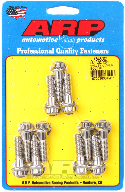 Picture of ARP Intake Valley Cover Bolt Kits Hardware Kits - 434-8002