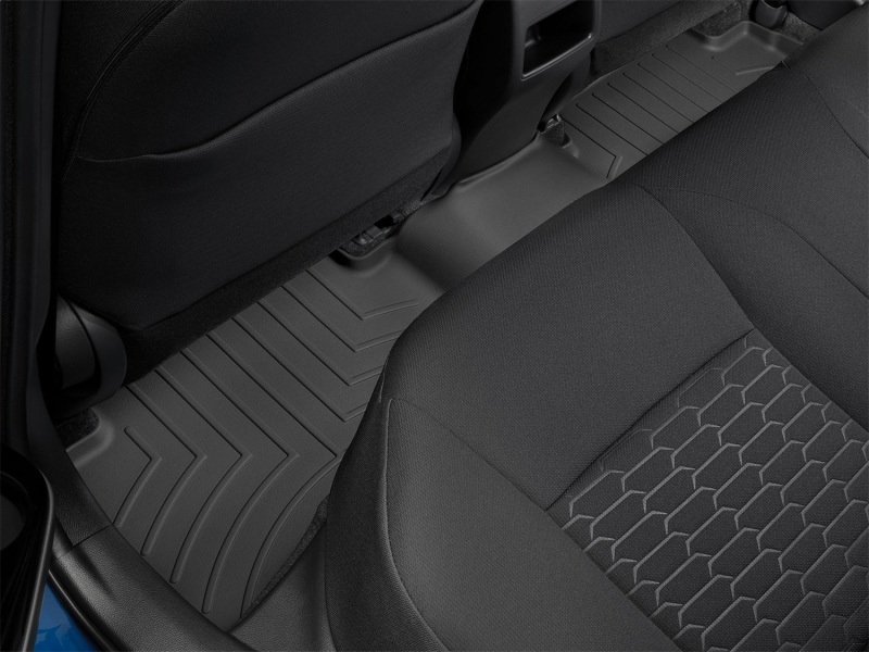 Picture of WeatherTech WT FloorLiner-Rear-Blk Floor Mats - 4414952