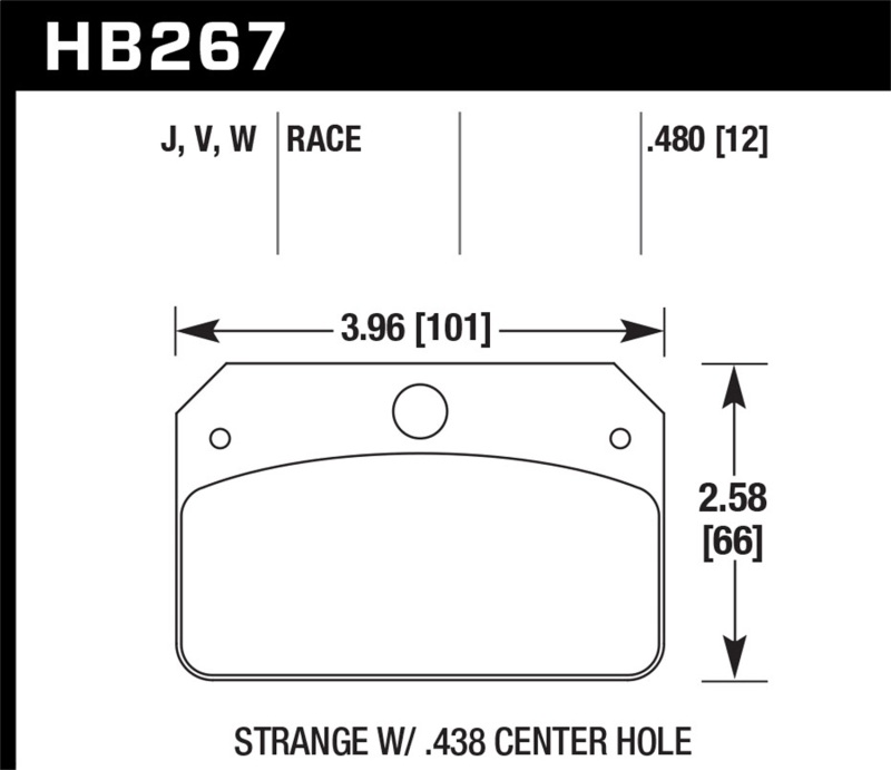Picture of Hawk Performance HAWK DTC-50 Brake Pad Sets - HB267V.480