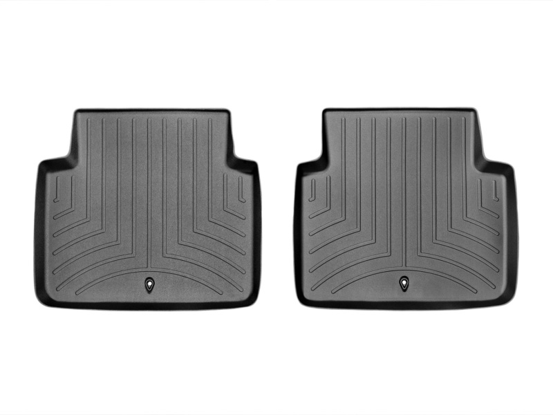 Picture of WeatherTech WT FloorLiner-Rear-Blk Floor Mats - 447002