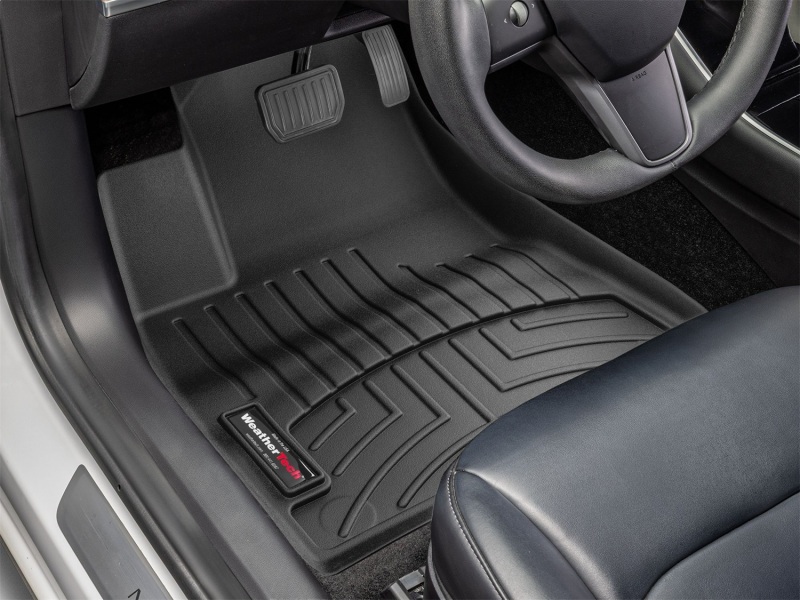 Picture of WeatherTech 17+ Tesla Model 3 Front Floor Liner - Black