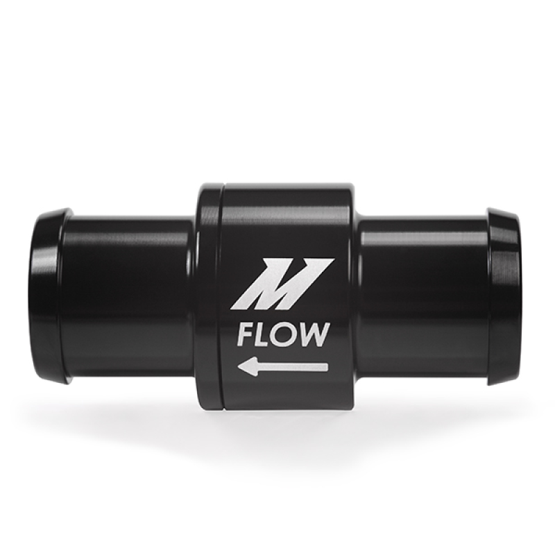 Picture of Mishimoto One-Way Check Valve 3/4in Aluminum Fitting - Black