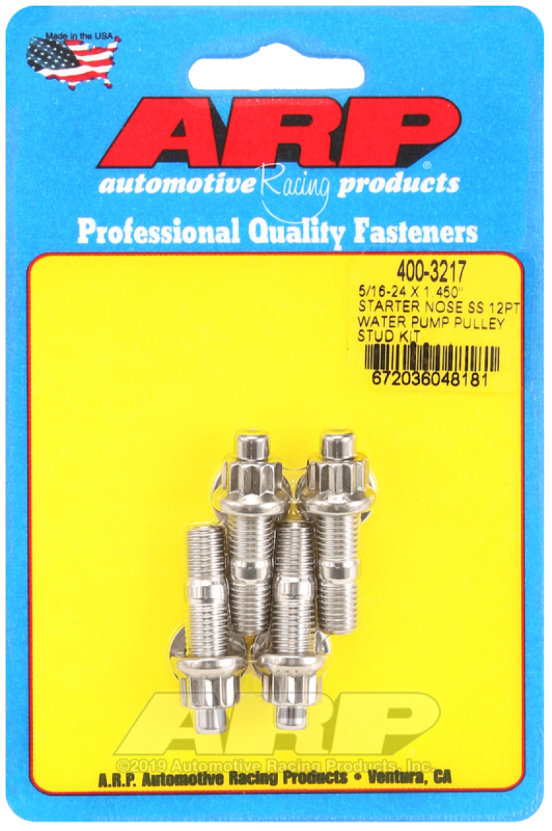 Picture of ARP Water Pump Pulley Stud Kits Hardware Kits - 400-3217