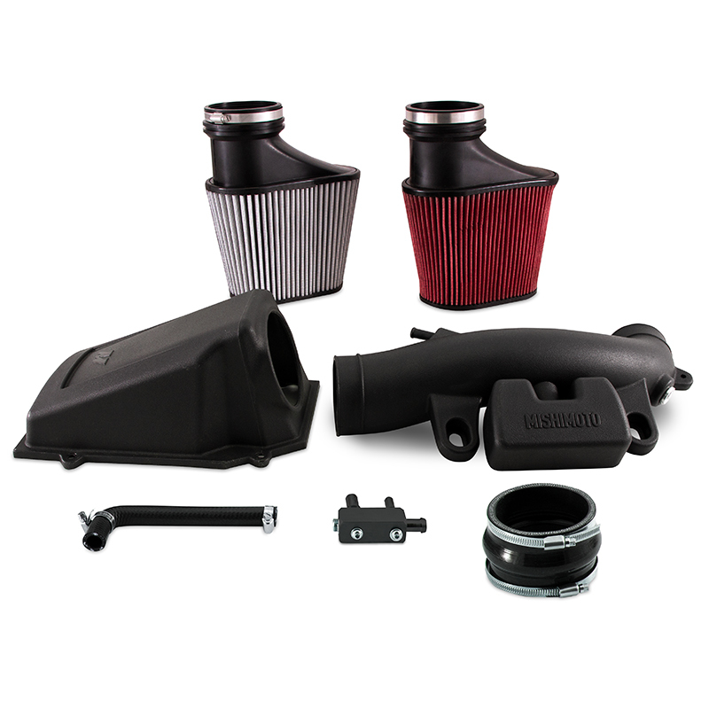 Picture of Mishimoto 2018+ Jeep Wrangler JL 2.0T Air Intake w/ Dry Washable Filter