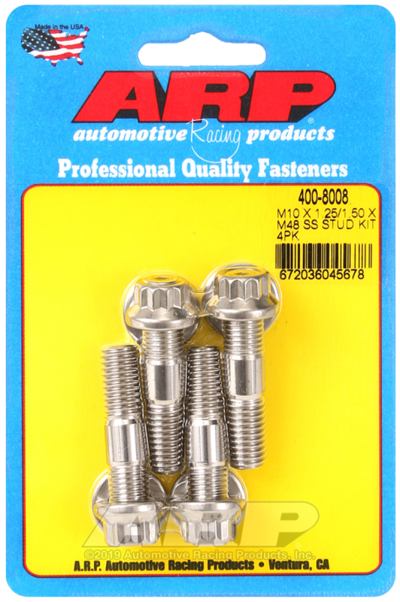 Picture of ARP Stainless Steel Accessory Studs Hardware Kits - 400-8008