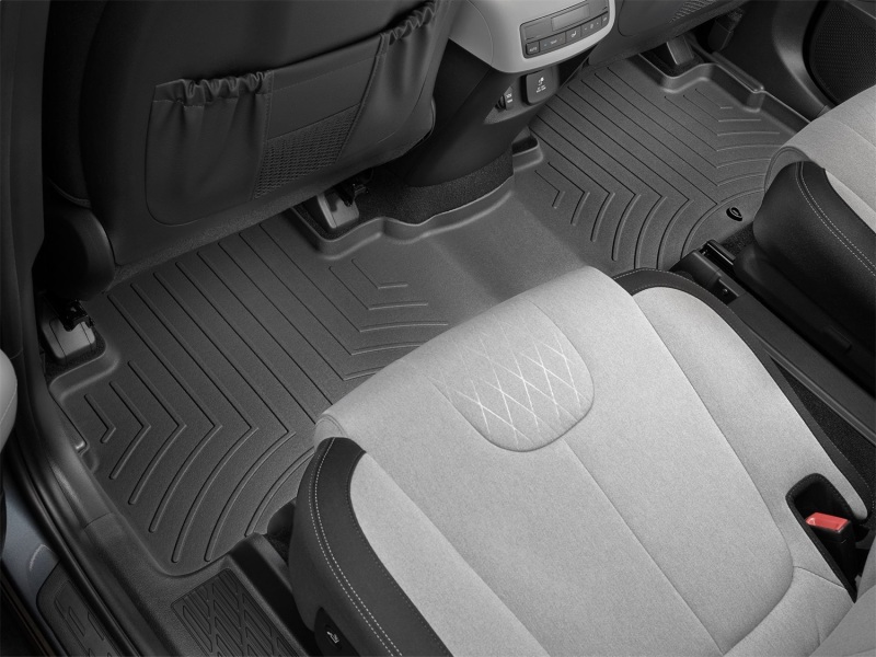 Picture of WeatherTech WT FloorLiner-Rear-Blk Floor Mats - 4415782