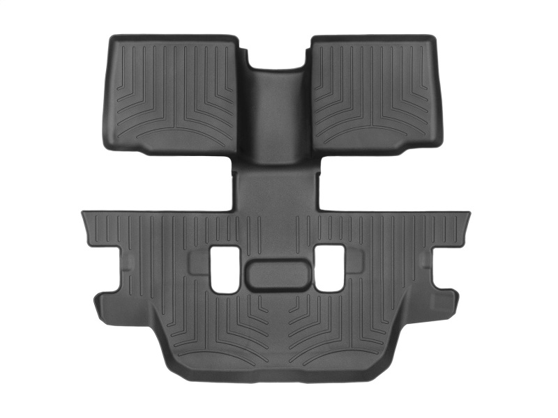 Picture of WeatherTech WT FloorLiner-Rear-Blk Floor Mats - 443596