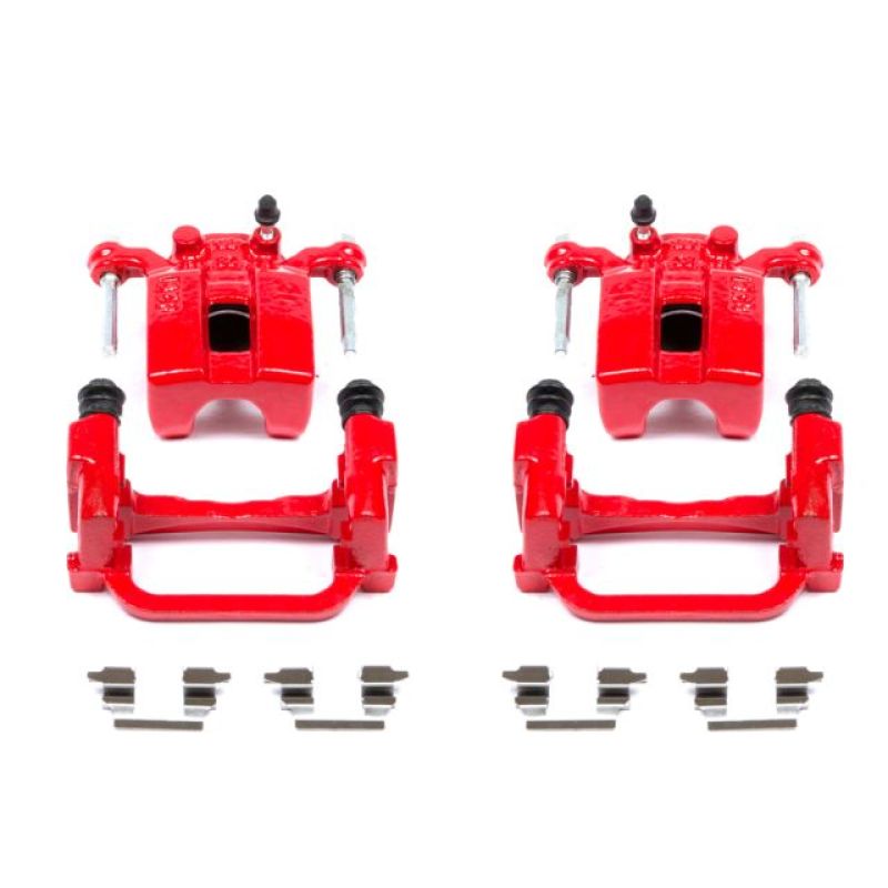 Picture of Power Stop 05-08 Infiniti G35 Rear Red Calipers w/Brackets - Pair