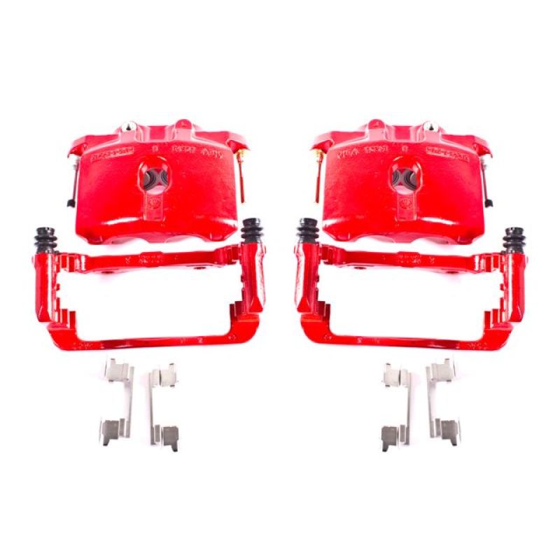 Picture of Power Stop 03-06 Cadillac Escalade Rear Red Calipers w/Brackets - Pair