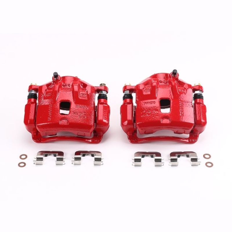 Picture of Power Stop 13-16 Hyundai Elantra Front Red Calipers w/Brackets - Pair