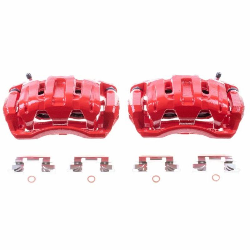 Picture of Power Stop 07-12 Acura RDX Front Red Calipers w/Brackets - Pair