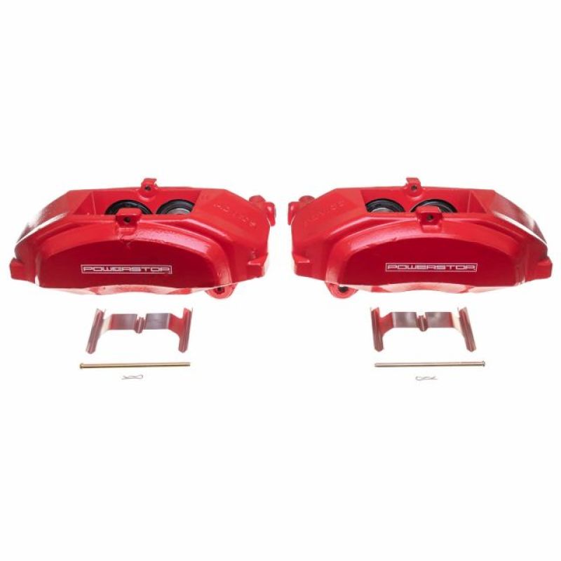 Picture of Power Stop 16-17 Lexus GS200t Front Red Calipers w/o Brackets - Pair