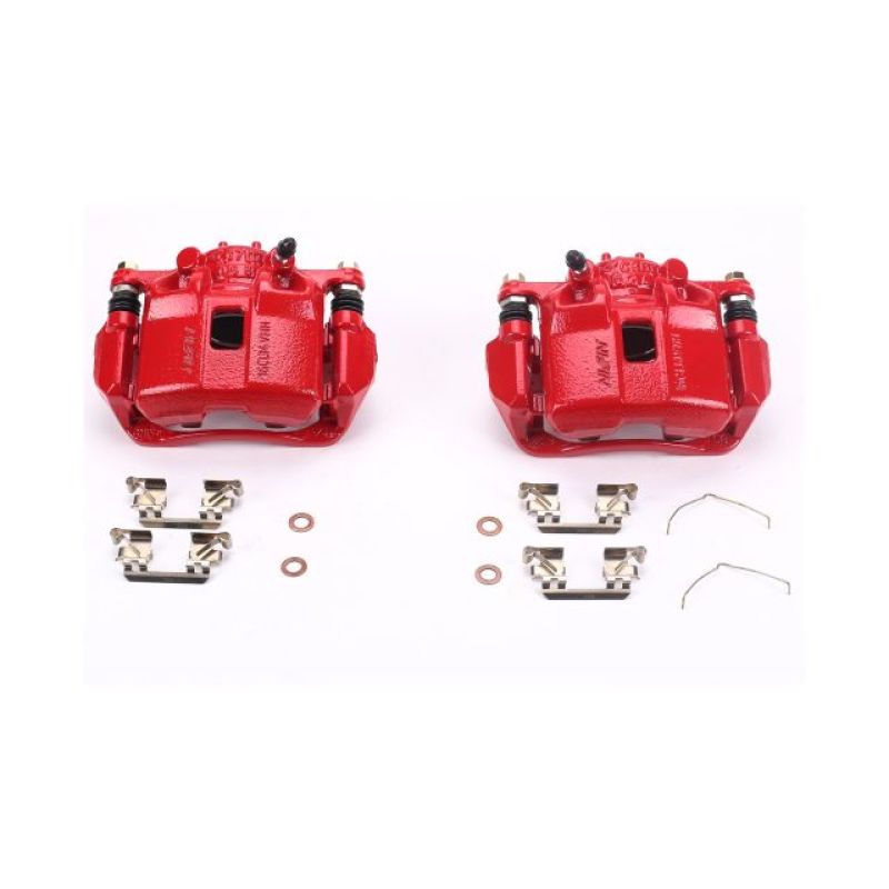 Picture of Power Stop 13-15 Acura ILX Front Red Calipers w/Brackets - Pair