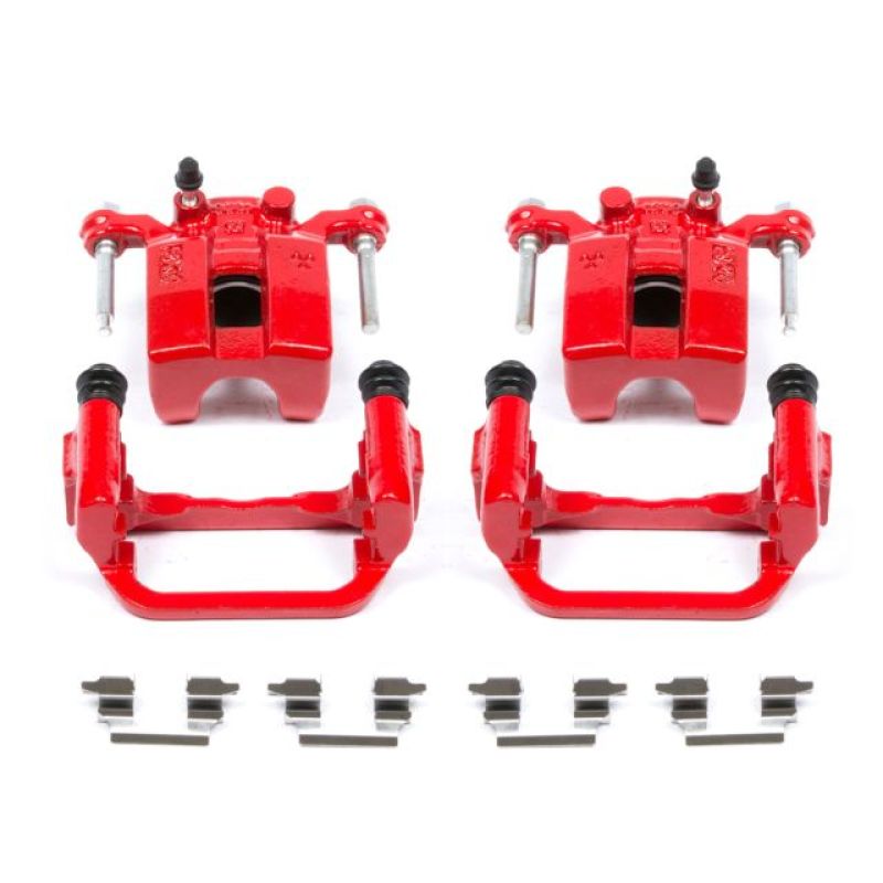 Picture of Power Stop 03-05 Infiniti G35 Rear Red Calipers w/Brackets - Pair