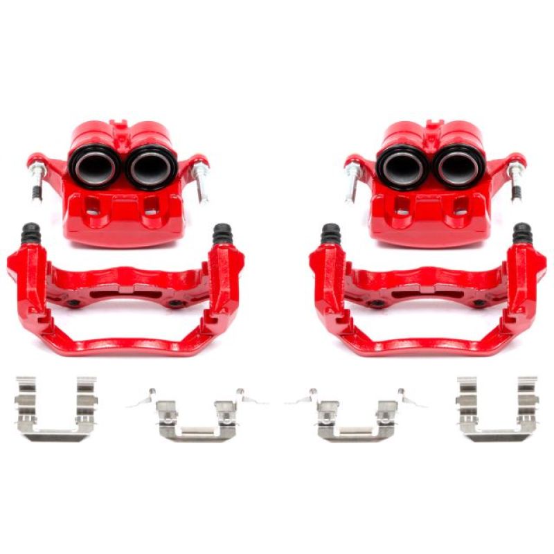 Picture of Power Stop 05-07 Infiniti G35 Front Red Calipers w/Brackets - Pair