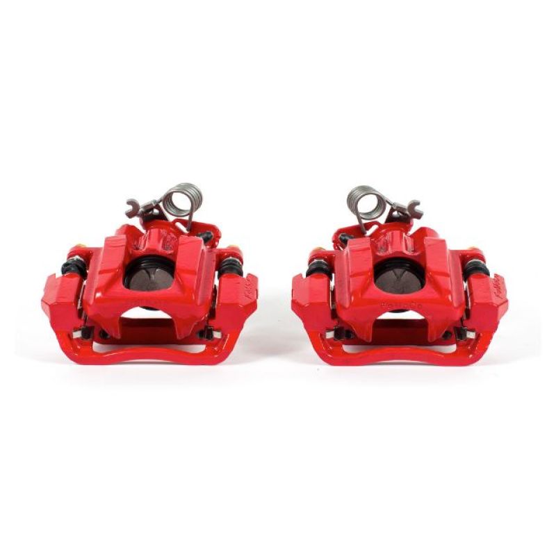 Picture of Power Stop 11-16 Ford Explorer Rear Red Calipers w/Brackets - Pair