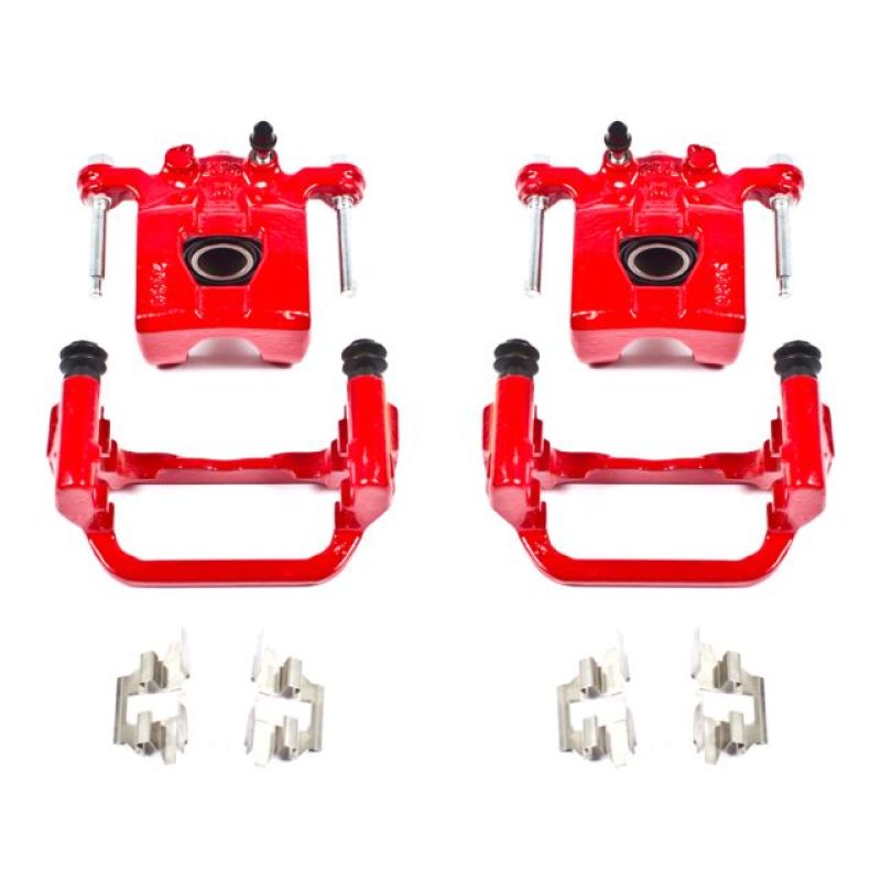 Picture of Power Stop 07-12 Nissan Altima Rear Red Calipers w/Brackets - Pair