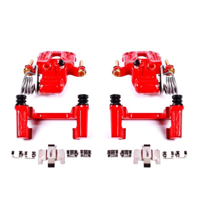 Picture of Power Stop 94-04 Ford Mustang Rear Red Calipers w/Brackets - Pair
