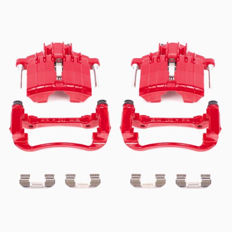 Picture of Power Stop 04-05 Chevrolet Classic Front Red Calipers w/Brackets - Pair