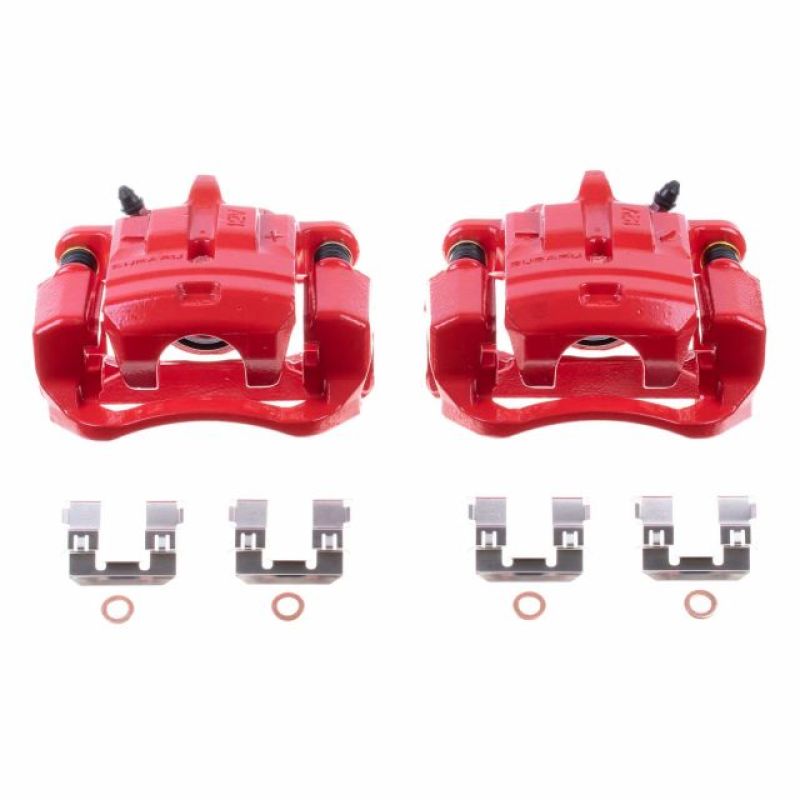 Picture of Power Stop 13-16 Scion FR-S Rear Red Calipers w/Brackets - Pair