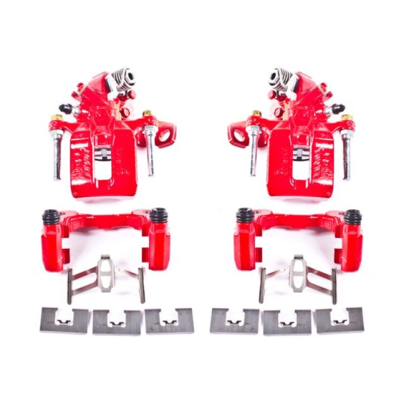 Picture of Power Stop 06-11 Acura CSX Rear Red Calipers w/Brackets - Pair
